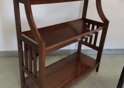 Low shaker-style bookshelf