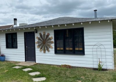 Garage painted