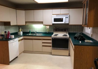 kitchen before - Fort Macleod home